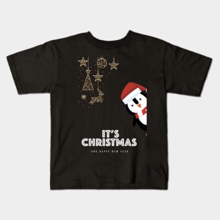 It's Christmas and happy New Year t-shirt Kids T-Shirt